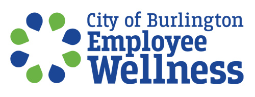 The image shows the City of Burlington Wellness Committee logo